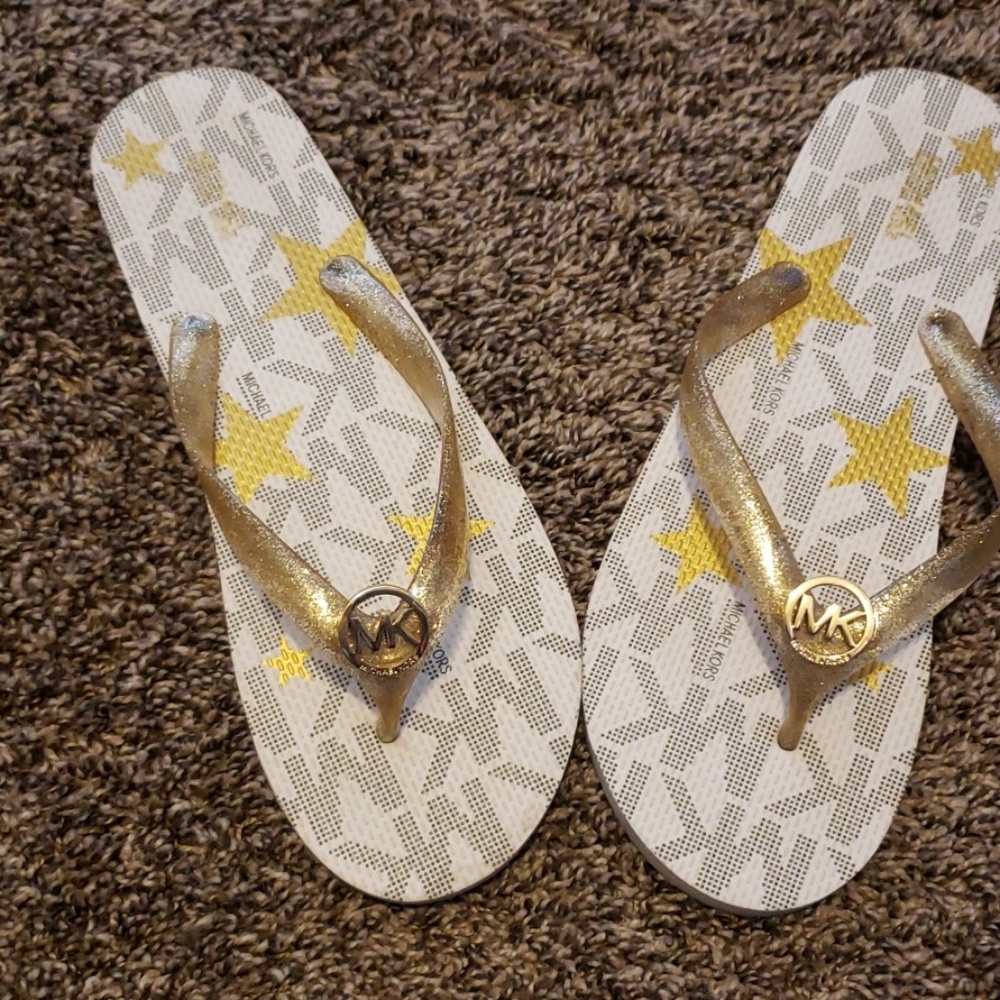 Women MK Flip Flops
